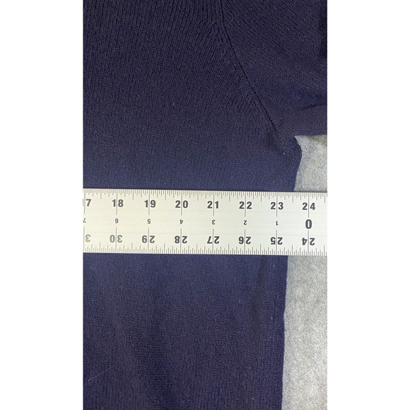 Polo Ralph Lauren Sweater Mens Extra Large Navy 100% Lambs Wool Exclusive - Picture 4 of 8